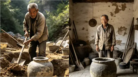 山东深山挖出古怪